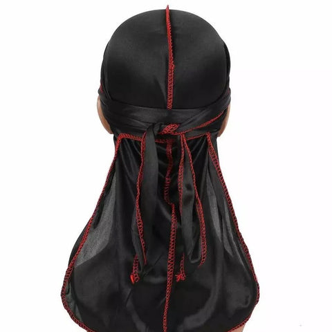 Limited Black/Red Silky Durag